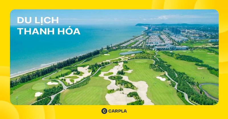 Bản đồ hoặc hình ảnh minh họa các điểm du lịch nổi bật ở Thanh Hóa như Suối Cá Thần, Pù Luông, Thành nhà Hồ, Biển Sầm Sơn và đường kết nối giữa chúng